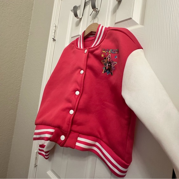 NWOT Girls Vampire Demon Hunters Varsity Jacket Size 10/12 - Picture 2 of 4